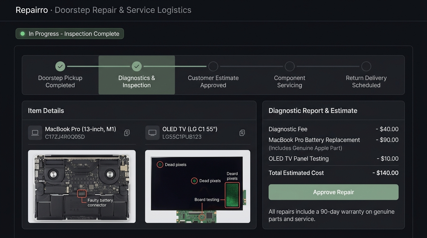 Repairro: Doorstep Repair & Service Logistics
