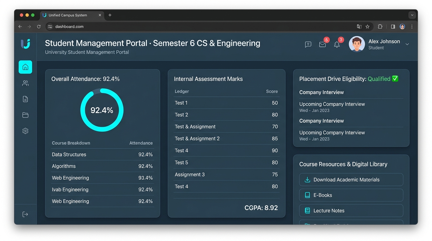 Student Management Portal: Unified Campus System